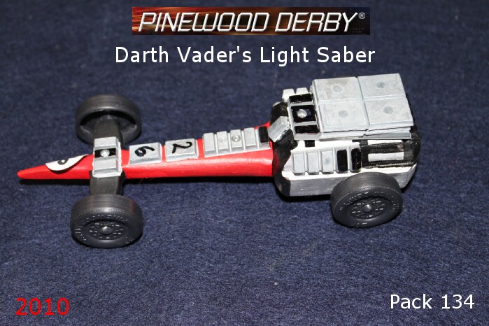 2010 Pinewood Derby Car 2, Our cars for this year's Pinewoo…